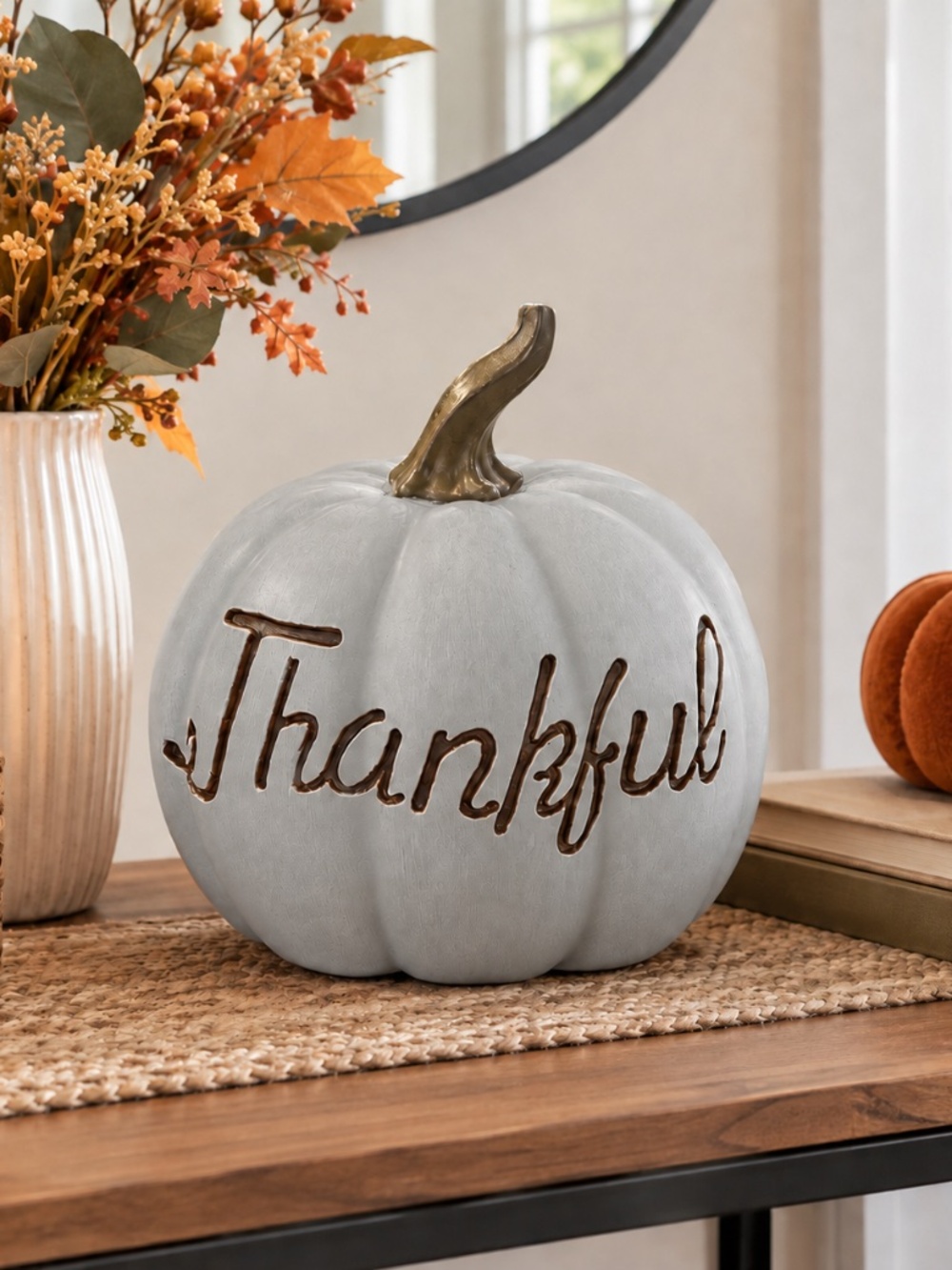 Farmhouse Fall & Thanksgiving Pumpkin Decor